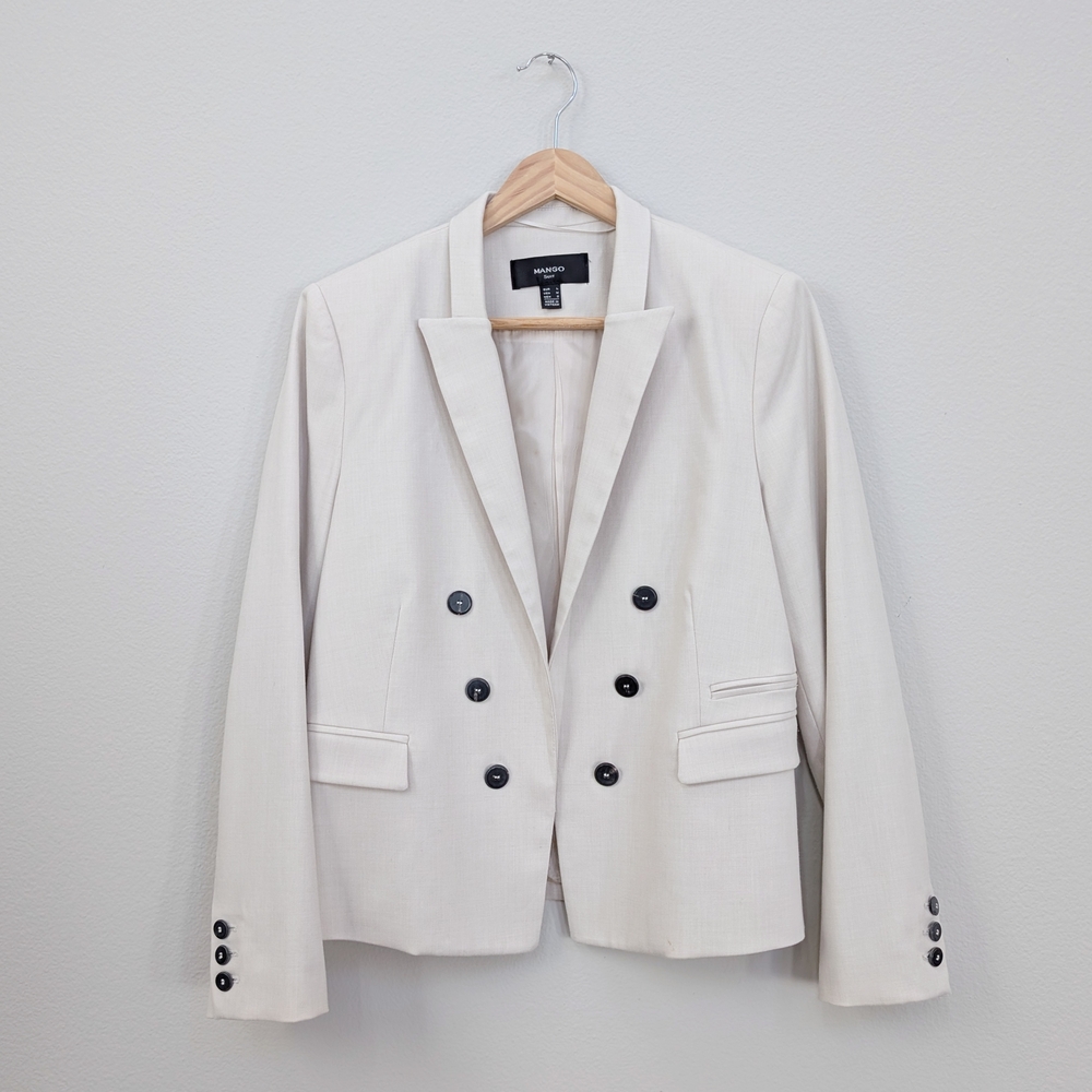 Modern Blazer Off White | Mango